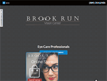 Tablet Screenshot of brookrunvisioncenter.com